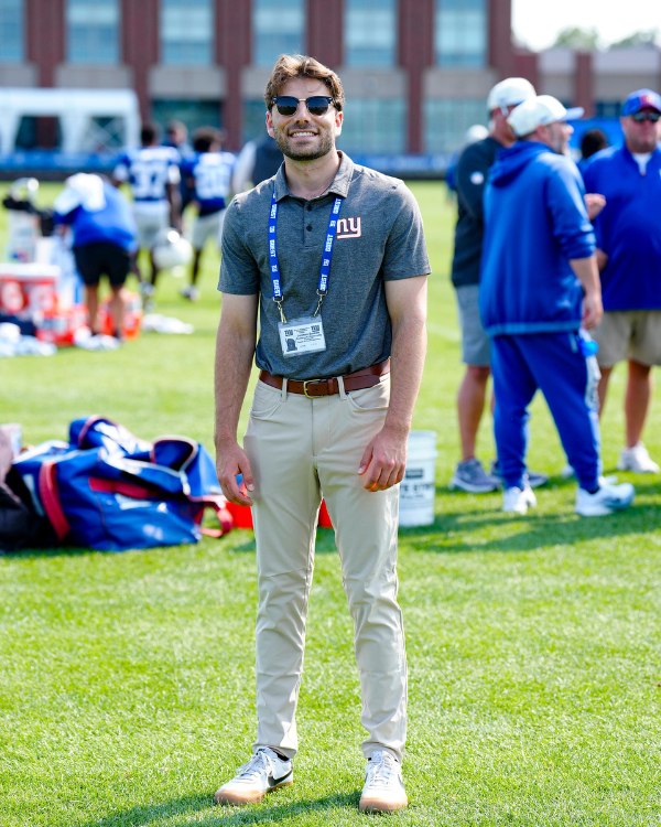Josh Zoldan, CMPC completed externship with New York Giants over the summer.